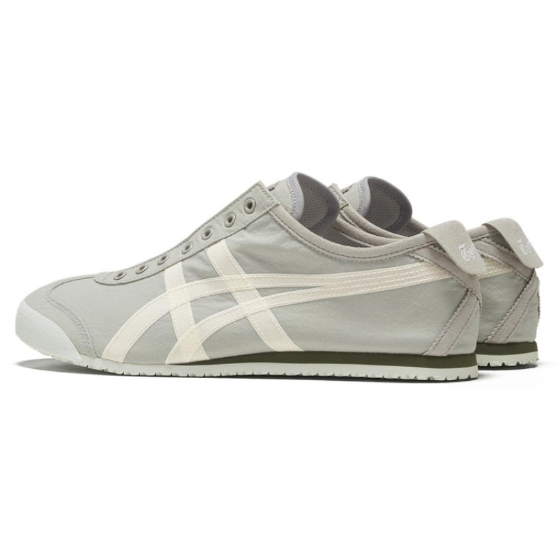 Grey / White Men's Onitsuka Tiger Mexico 66 Slip-on Online India | Y3R-6539