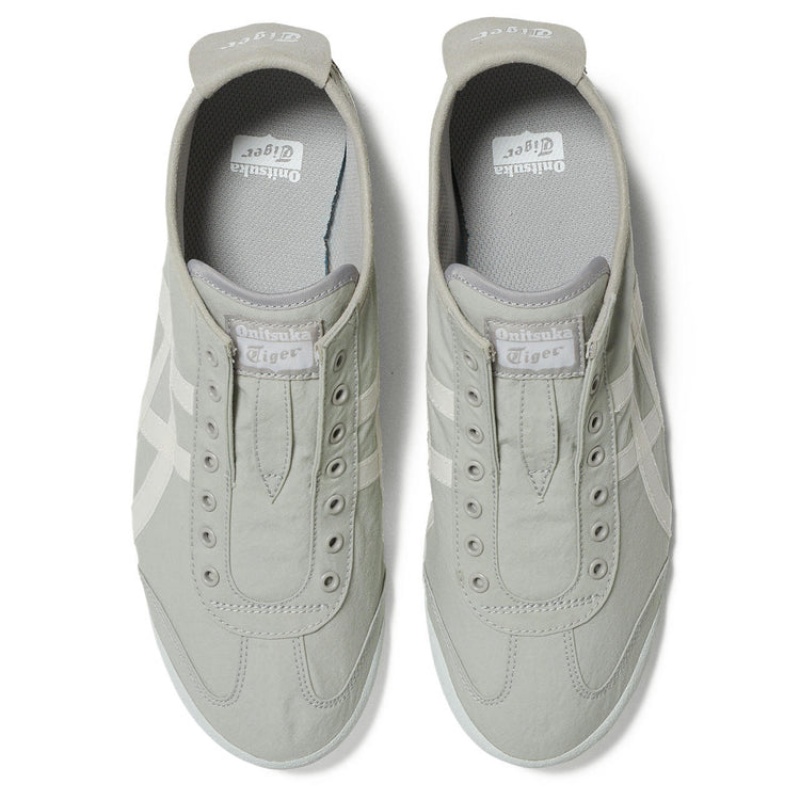 Grey / White Men's Onitsuka Tiger Mexico 66 Slip-on Online India | Y3R-6539