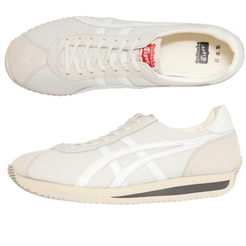 Grey / White Men's Onitsuka Tiger Moal 77 Nm Nippon Made Online India | Z6B-7977