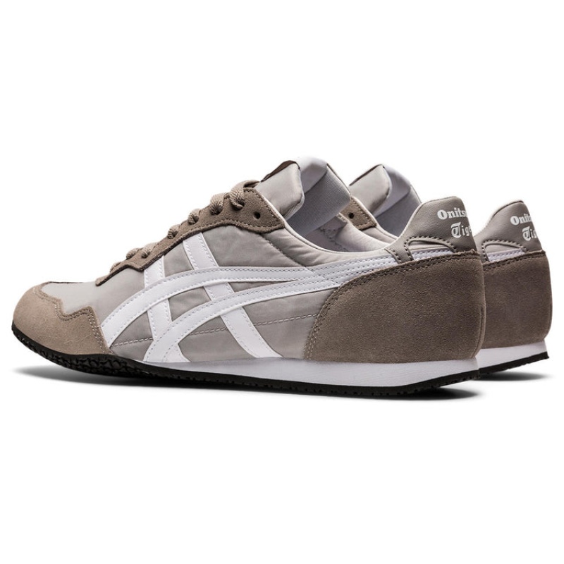 Grey / White Men's Onitsuka Tiger Serrano Online India | D2N-0804