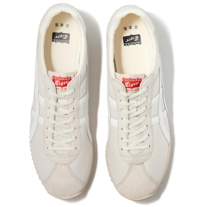 Grey / White Women's Onitsuka Tiger Moal 77 Nm Nippon Made Online India | W9I-2089