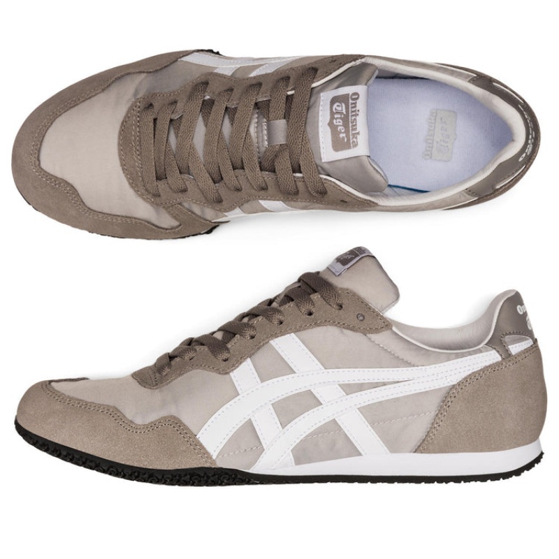 Grey / White Women's Onitsuka Tiger Serrano Sneakers Online India | S2I-6468