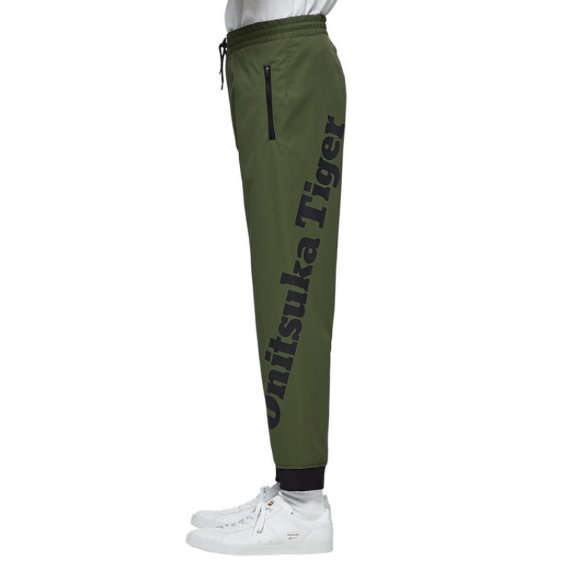 Khaki Men's Onitsuka Tiger Pants Online India | Y3E-4062