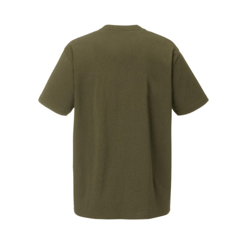 Khaki Men's Onitsuka Tiger T Shirts Online India | W1U-1251