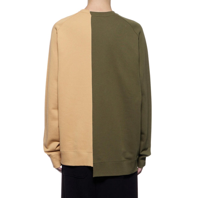 Khaki / Beige Men's Onitsuka Tiger Sweatshirts Online India | G4Q-0594