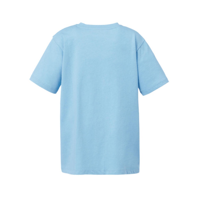 Light Blue Kids' Onitsuka Tiger Graphic T Shirts Online India | F1H-9619