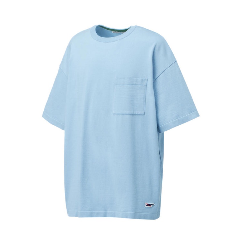 Light Blue Men's Onitsuka Tiger Knit Tops Online India | V3A-3288