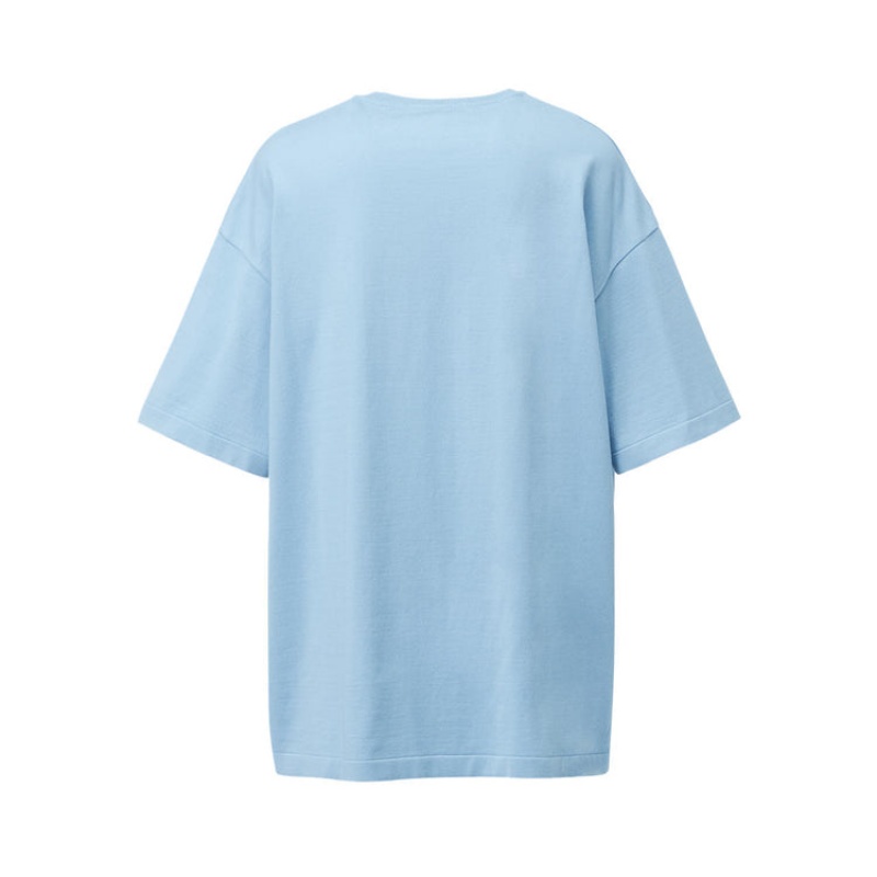 Light Blue Men's Onitsuka Tiger Knit Tops Online India | V3A-3288