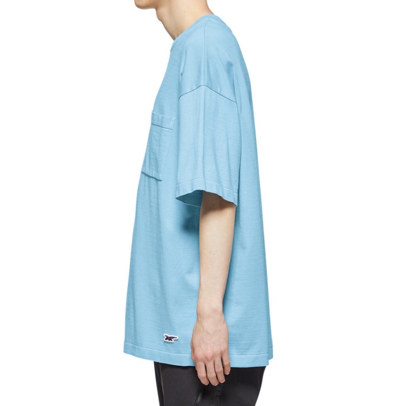 Light Blue Men's Onitsuka Tiger Knit Tops Online India | V3A-3288