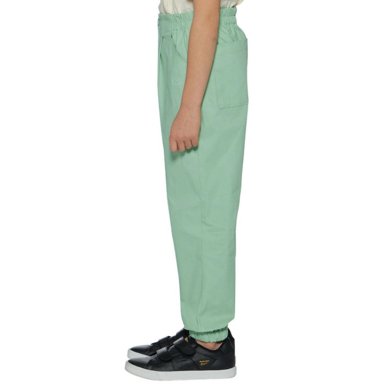 Light Green Kids' Onitsuka Tiger Single-pleat Pants Online India | M0M-2222