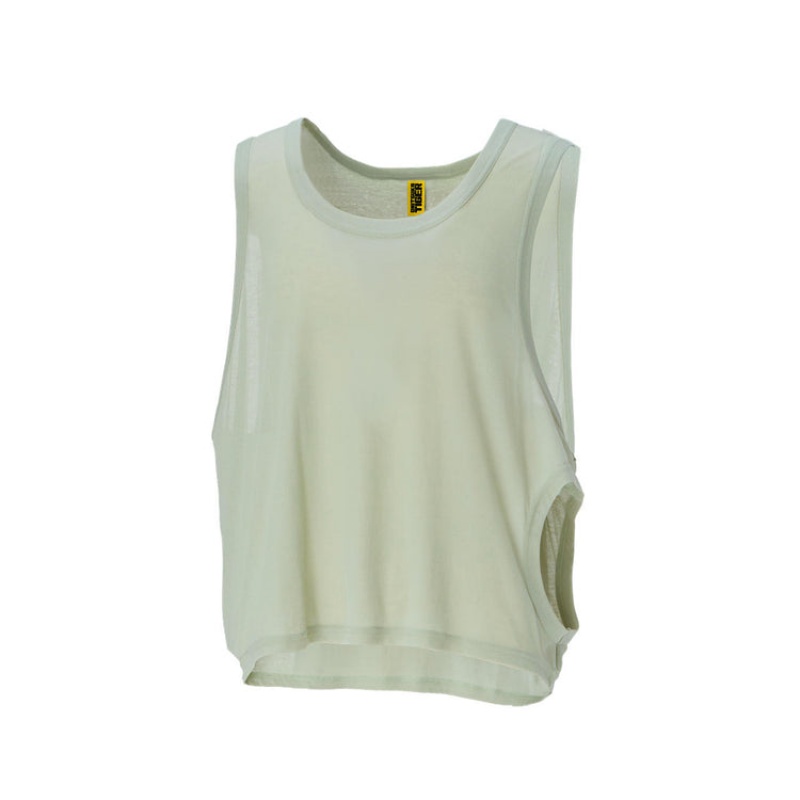 Light Green Men's Onitsuka Tiger 2 Way Tank Top Online India | V2A-3128