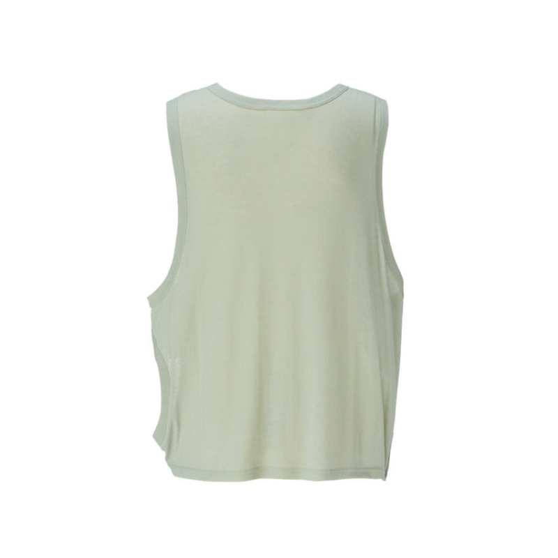 Light Green Men's Onitsuka Tiger 2 Way Tank Top Online India | V2A-3128