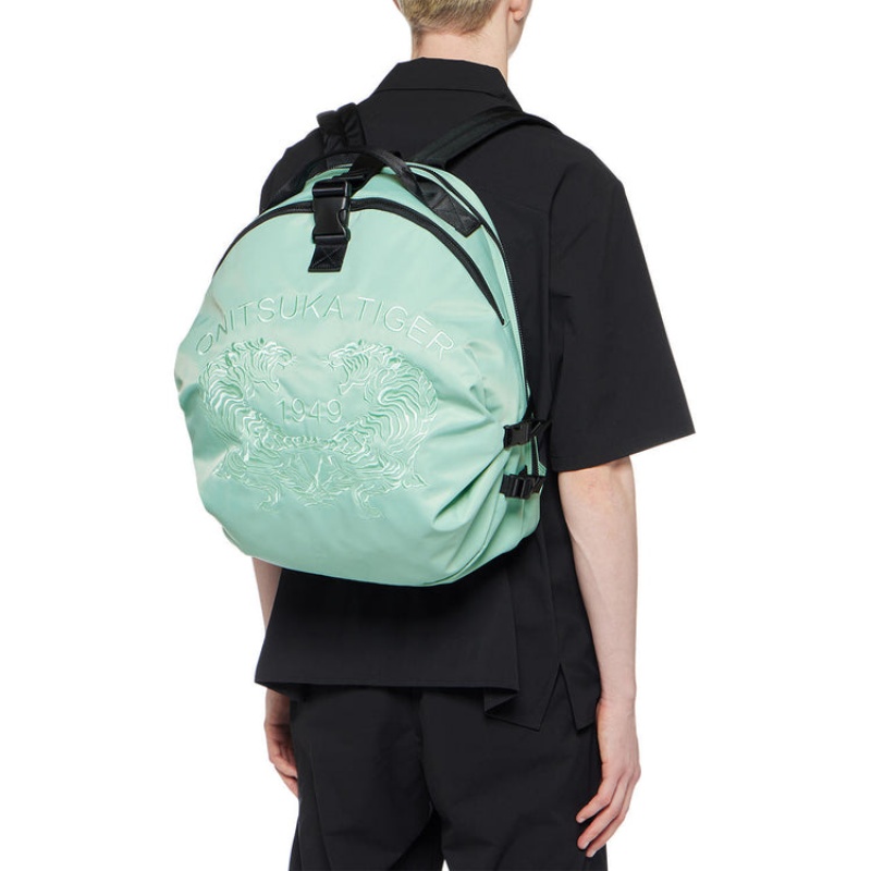 Light Green Men\'s Onitsuka Tiger Backpacks Online India | D0S-2565