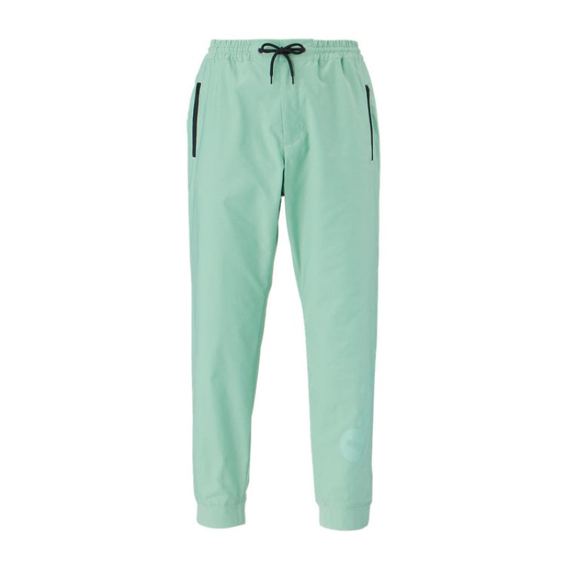 Light Green Men\'s Onitsuka Tiger Woven Pants Online India | R9G-5964