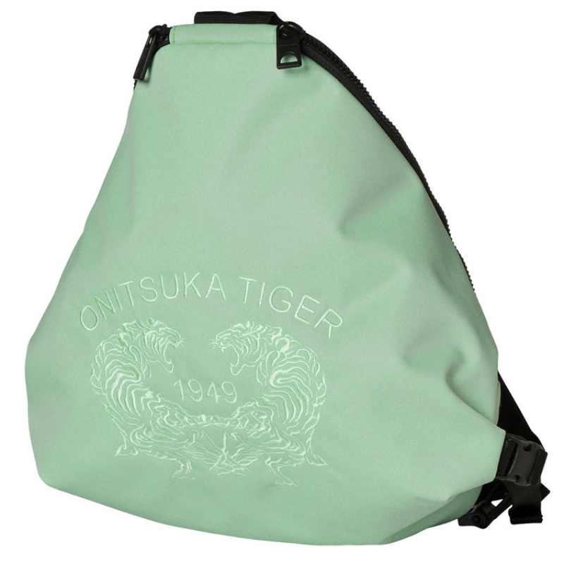 Light Green Women's Onitsuka Tiger Mini Backpacks Online India | H5T-8886