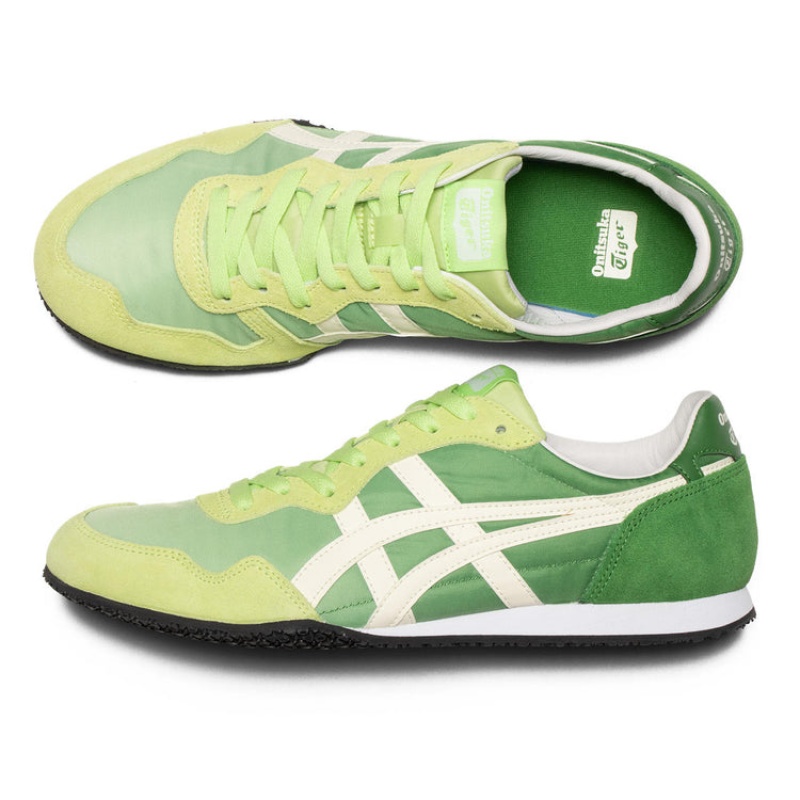 Light Green / Beige Women's Onitsuka Tiger Serrano Sneakers Online India | Y8X-5140