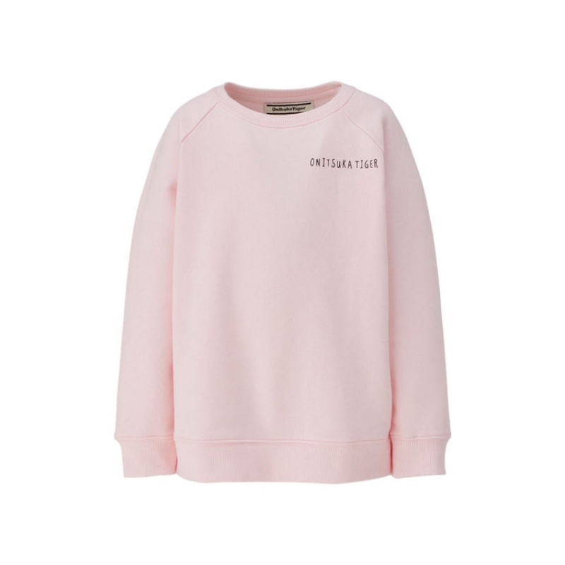 Light Pink Kids\' Onitsuka Tiger Sweatshirts Online India | W2F-3580