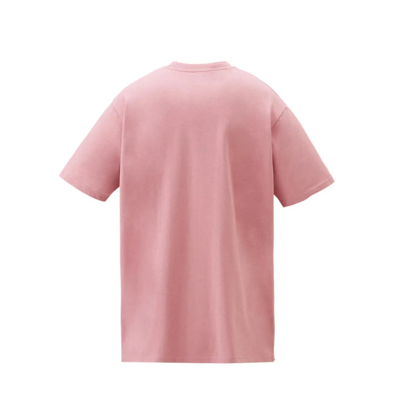 Light Pink Men's Onitsuka Tiger Graphic T Shirts Online India | I1O-3727