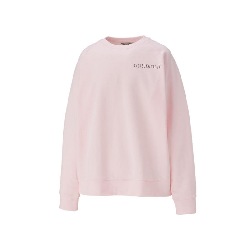 Light Pink Men's Onitsuka Tiger Sweatshirts Online India | D7S-5648