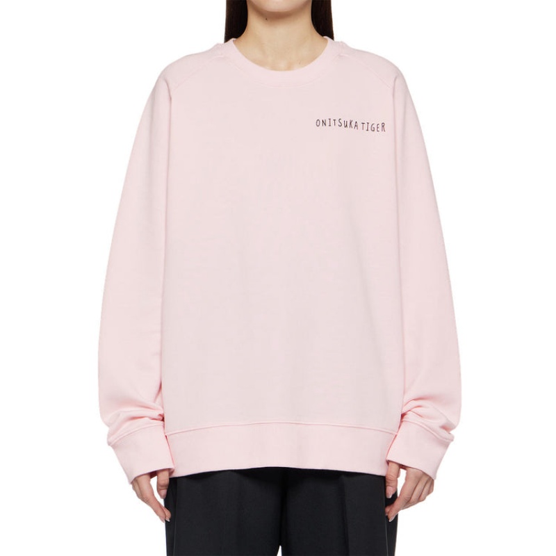 Light Pink Men's Onitsuka Tiger Sweatshirts Online India | D7S-5648