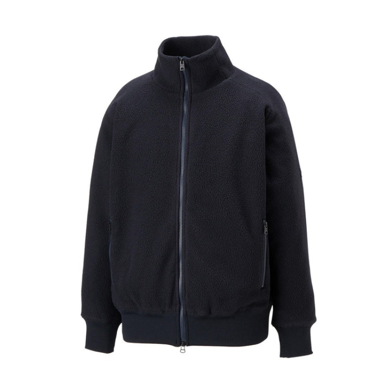 Navy Men's Onitsuka Tiger Blouson Jackets Online India | S0B-2808