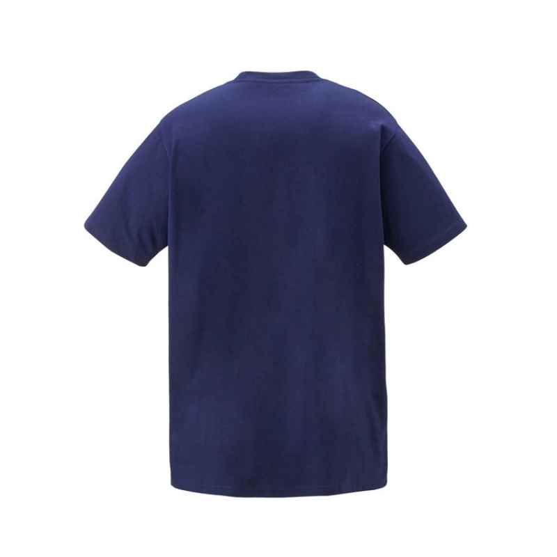 Navy Men's Onitsuka Tiger Graphic T Shirts Online India | H3U-0051