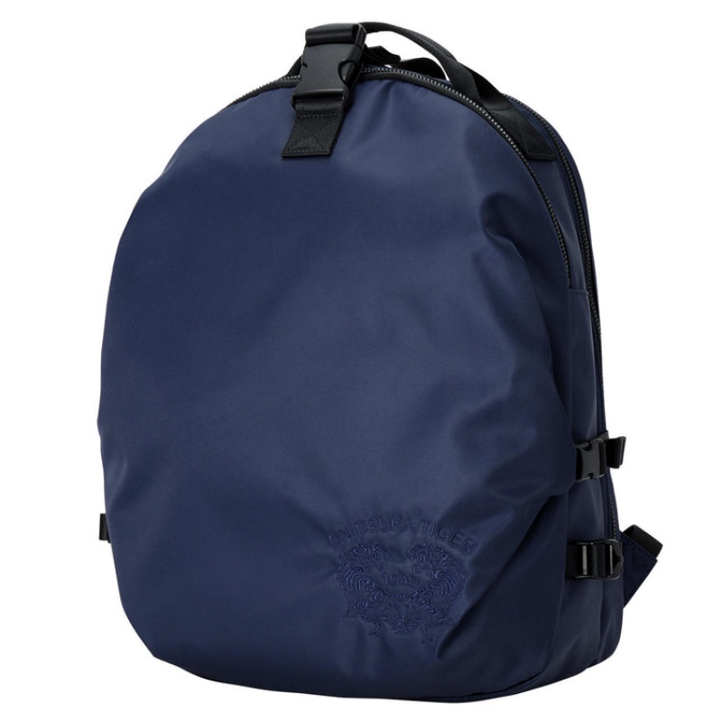 Navy Men's Onitsuka Tiger P Backpacks Online India | O6E-8734