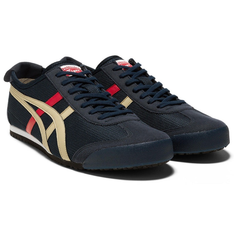 Navy / Beige Men's Onitsuka Tiger Mexico 66 Online India | L4Q-2642