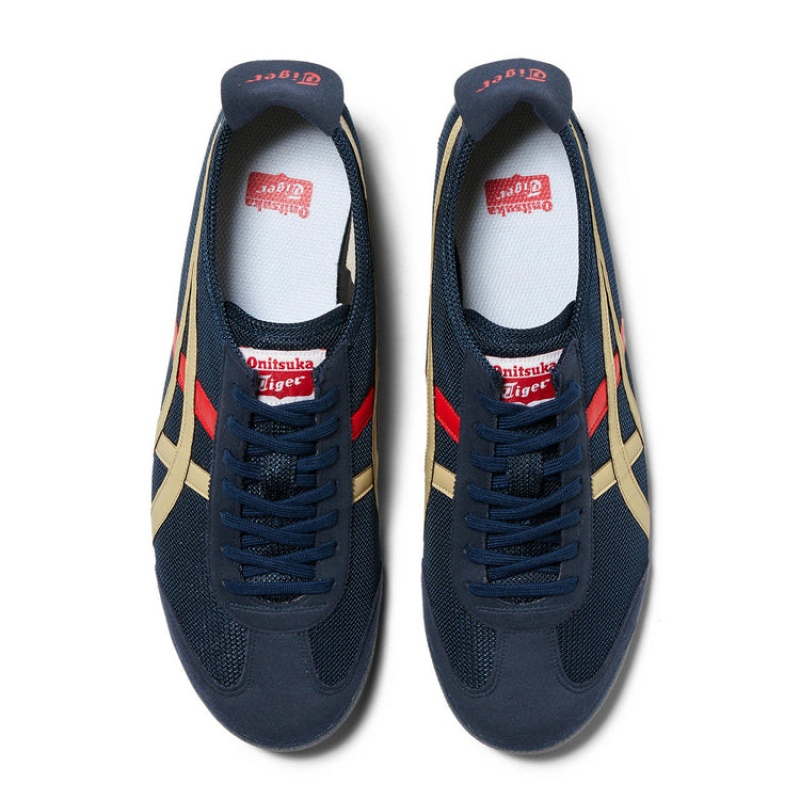 Navy / Beige Men's Onitsuka Tiger Mexico 66 Online India | L4Q-2642