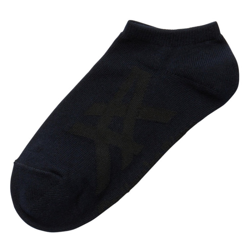 Navy / Black Men's Onitsuka Tiger Ankle Socks Online India | I5I-1541