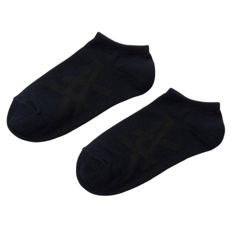 Navy / Black Men\'s Onitsuka Tiger Ankle Socks Online India | I5I-1541