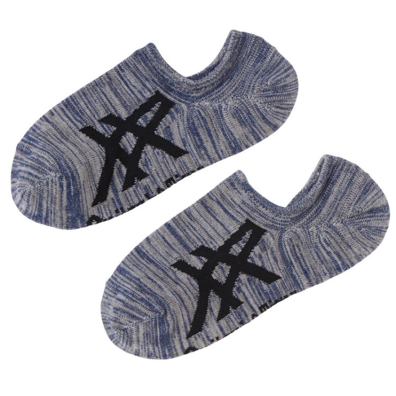 Navy / Black Men\'s Onitsuka Tiger Invisible Socks Online India | W8T-3353