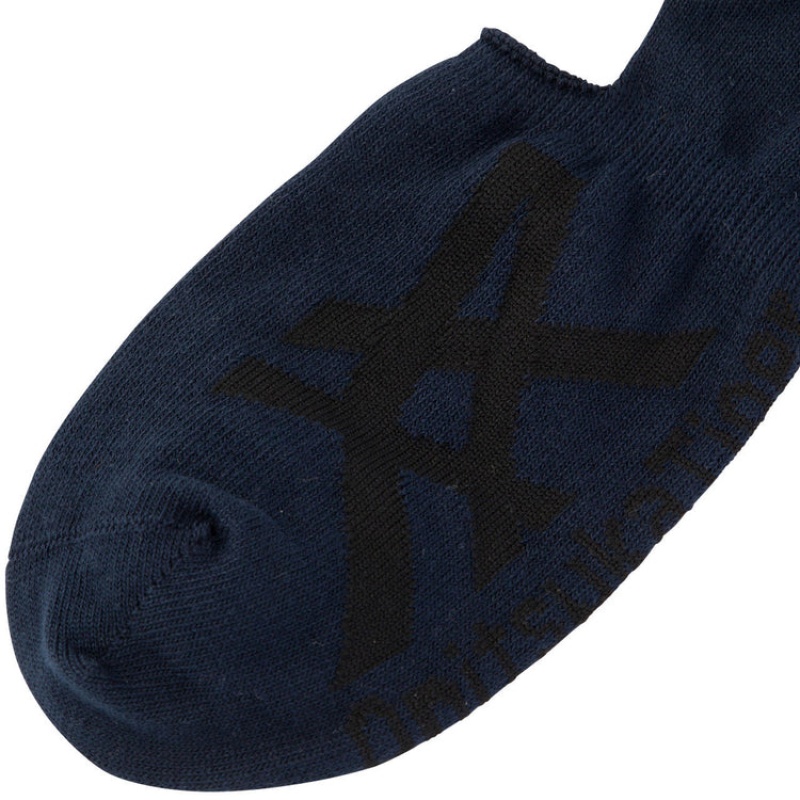 Navy / Black Men's Onitsuka Tiger Invisible Socks Online India | X3K-6159