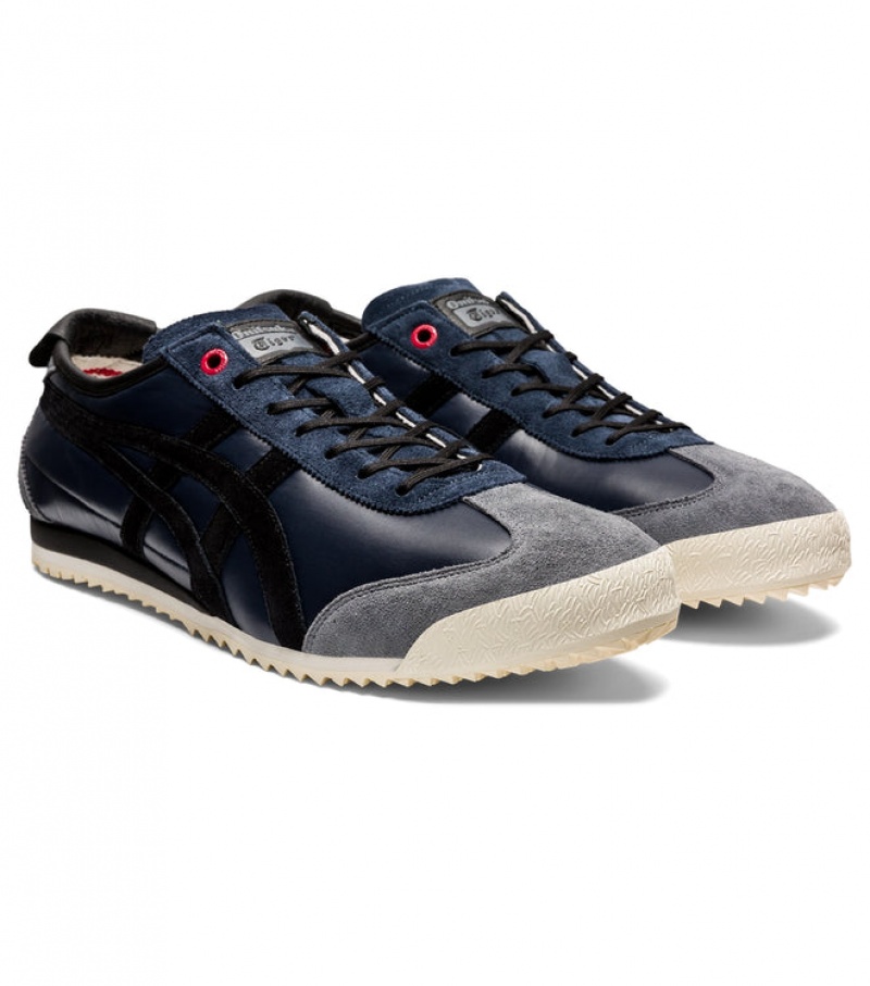 Navy / Black Women's Onitsuka Tiger Mexico 66 SD Online India | L4R-8812