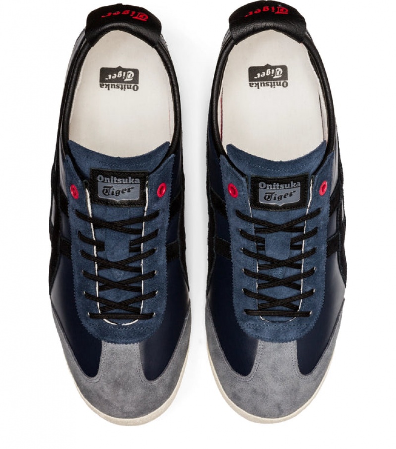 Navy / Black Women's Onitsuka Tiger Mexico 66 SD Online India | L4R-8812