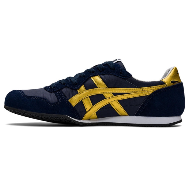 Navy / Gold Men's Onitsuka Tiger Serrano Online India | F8U-4119