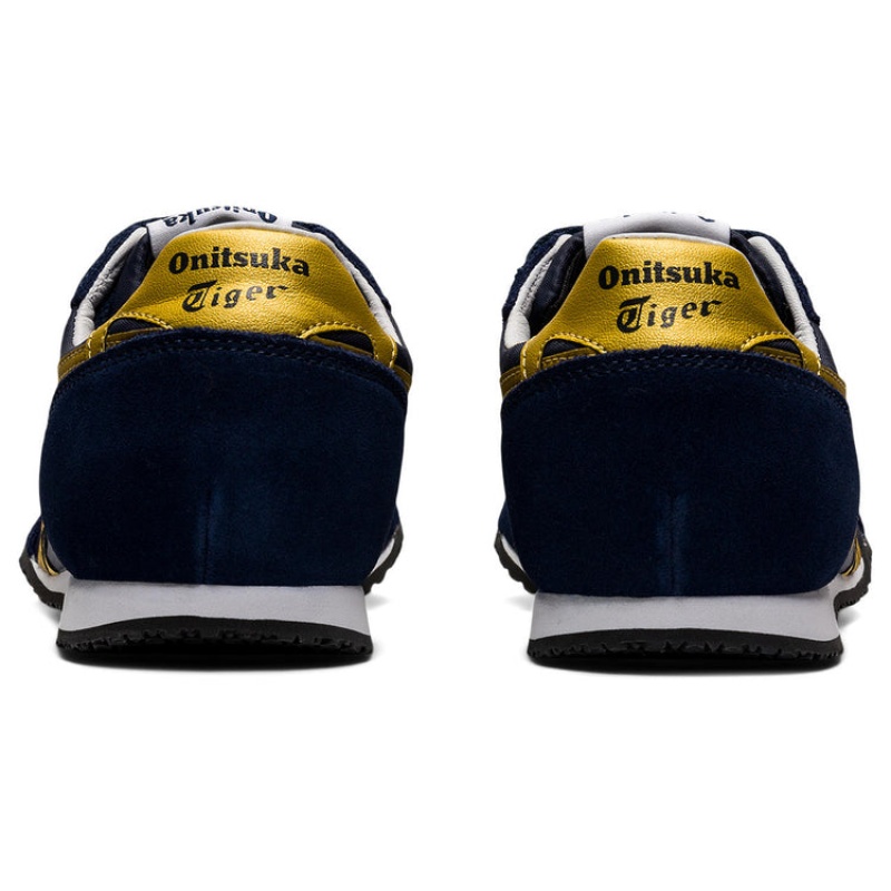 Navy / Gold Men's Onitsuka Tiger Serrano Online India | F8U-4119