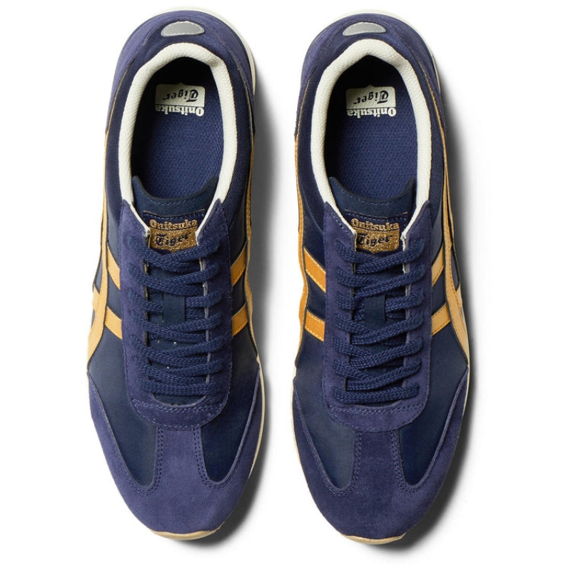 Navy / Gold Women's Onitsuka Tiger California 78 Ex Sneakers Online India | A9Q-2855