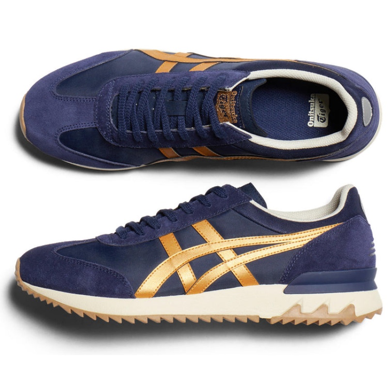 Navy / Gold Women's Onitsuka Tiger California 78 Ex Sneakers Online India | A9Q-2855