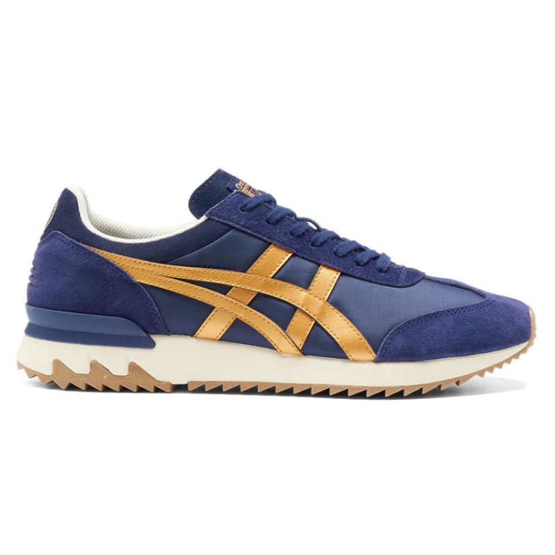 Navy / Gold Women\'s Onitsuka Tiger California 78 Ex Sneakers Online India | A9Q-2855