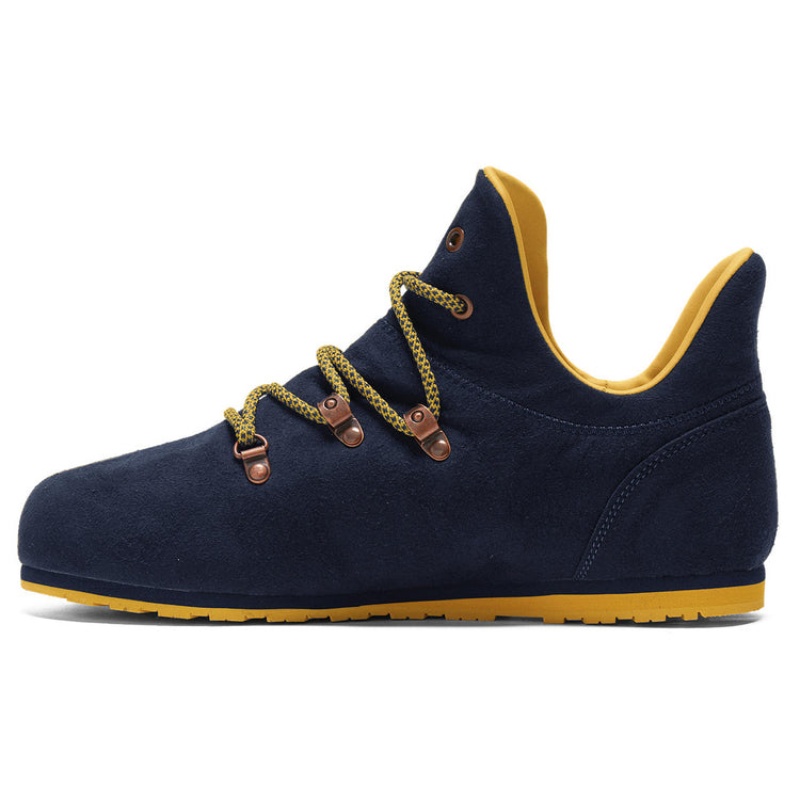 Navy / Gold Women's Onitsuka Tiger Monte Pokhara Sneakers Online India | Q3L-9613