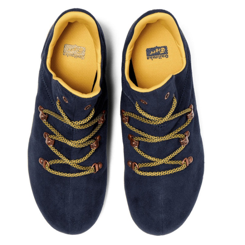 Navy / Gold Women's Onitsuka Tiger Monte Pokhara Sneakers Online India | Q3L-9613