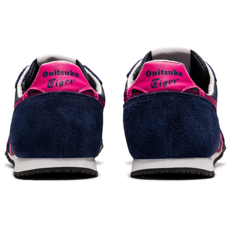 Navy / Rose Women's Onitsuka Tiger Serrano Sneakers Online India | Y9K-4601