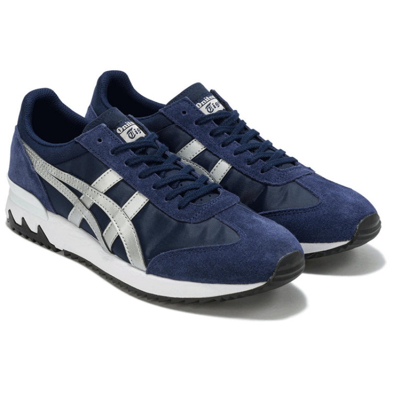 Navy / Silver Women's Onitsuka Tiger California 78 Ex Sneakers Online India | M6R-9833