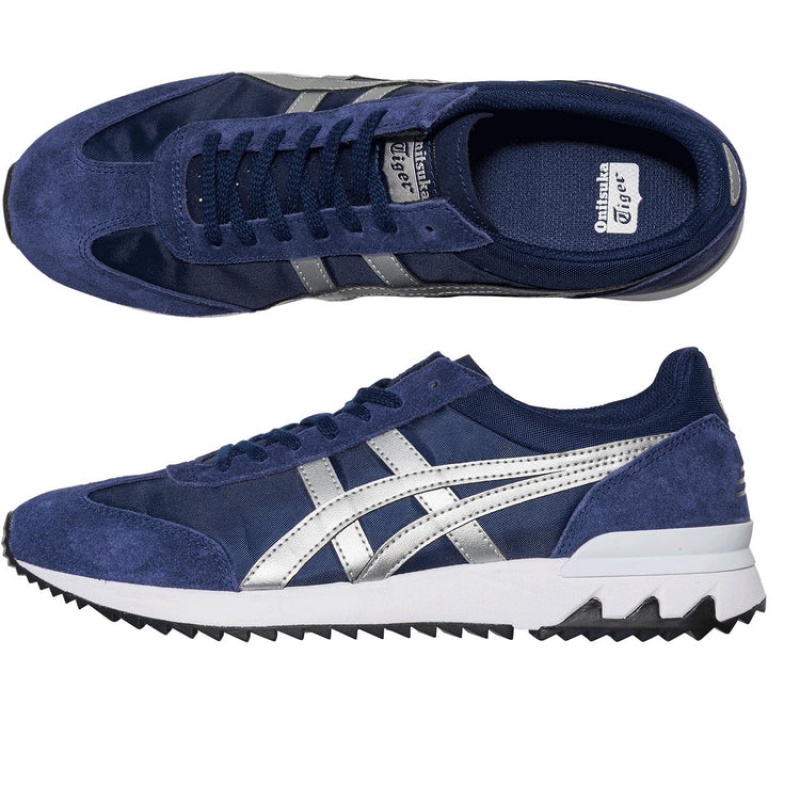 Navy / Silver Women's Onitsuka Tiger California 78 Ex Sneakers Online India | M6R-9833