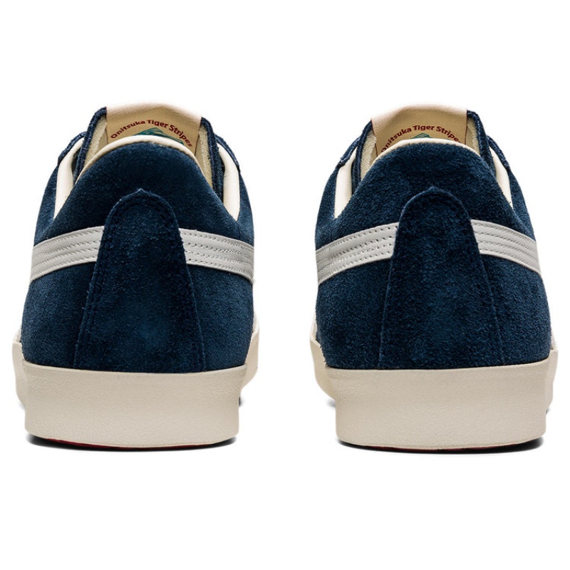 Navy / White Women's Onitsuka Tiger Fabre Nm Nippon Made Online India | V3Z-7190