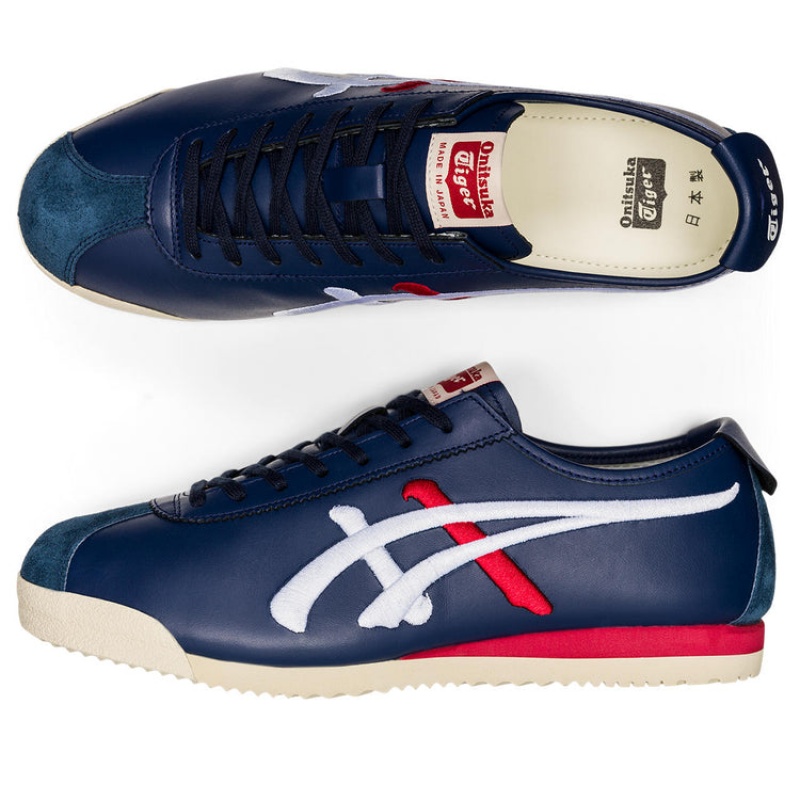 Navy / White Women's Onitsuka Tiger Limber Up Nm Nippon Made Online India | C9T-8028