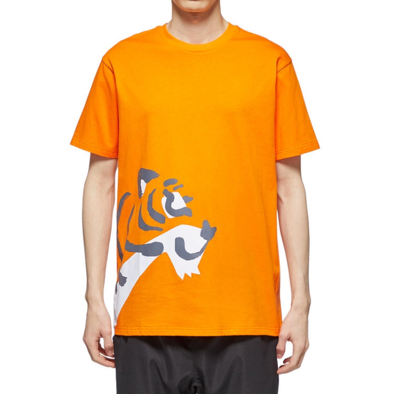 Orange Men's Onitsuka Tiger Graphic T Shirts Online India | B3G-6960