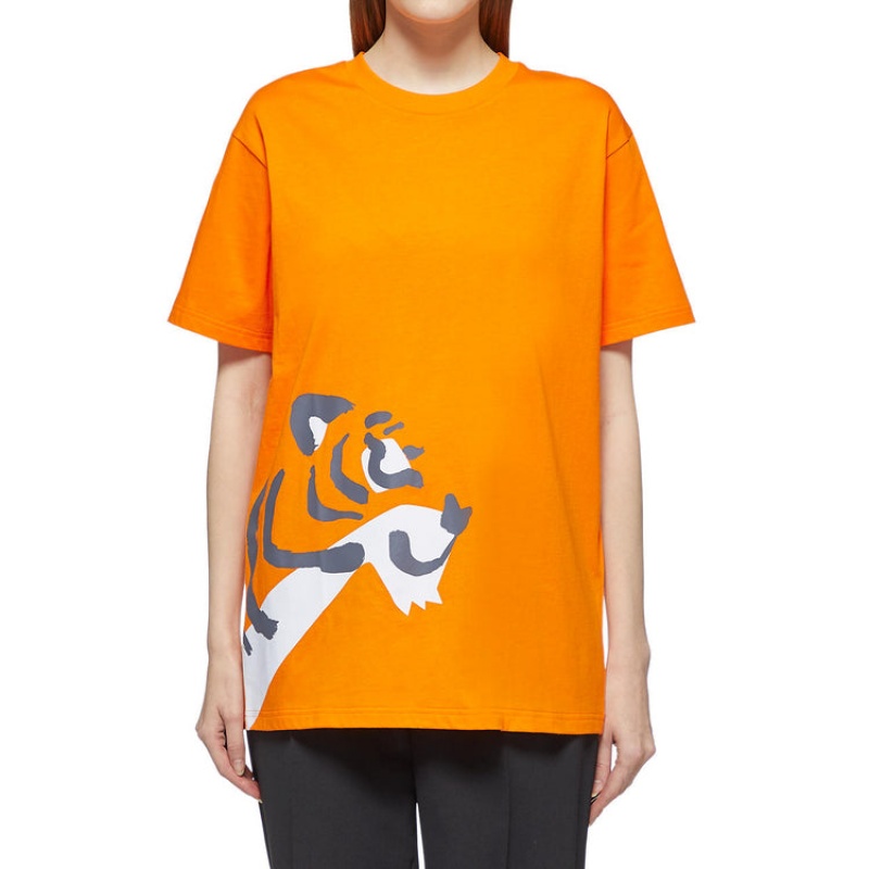 Orange Men's Onitsuka Tiger Graphic T Shirts Online India | B3G-6960