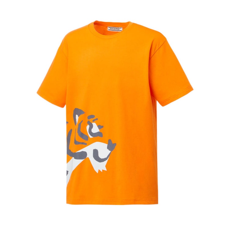 Orange Men's Onitsuka Tiger Graphic T Shirts Online India | B3G-6960